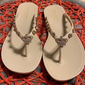 Juicy Couture jelly sandals